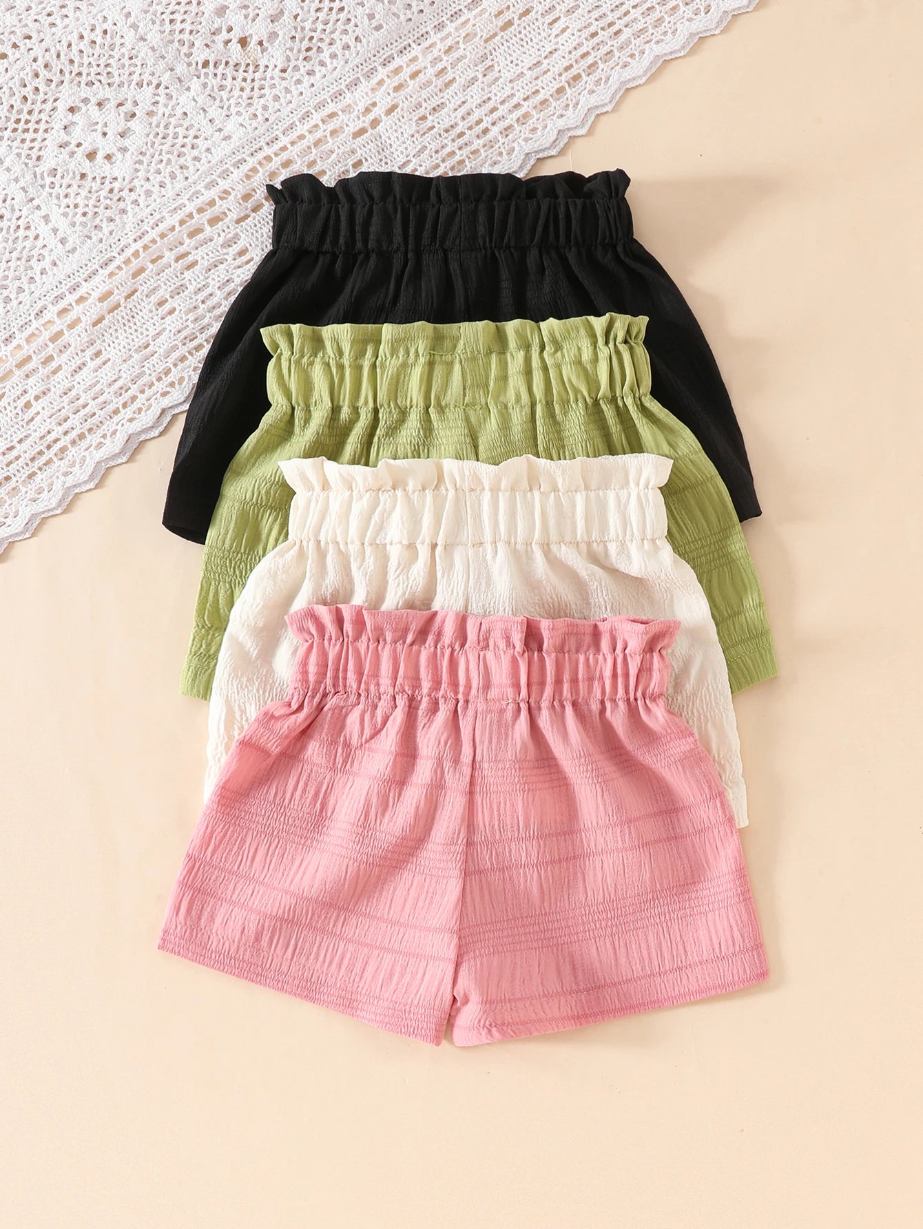 4 Piece Girl's Summer Shorts