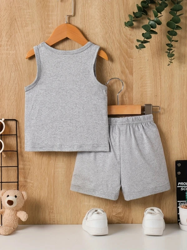 I Heart Papa Tank & Shorts Set