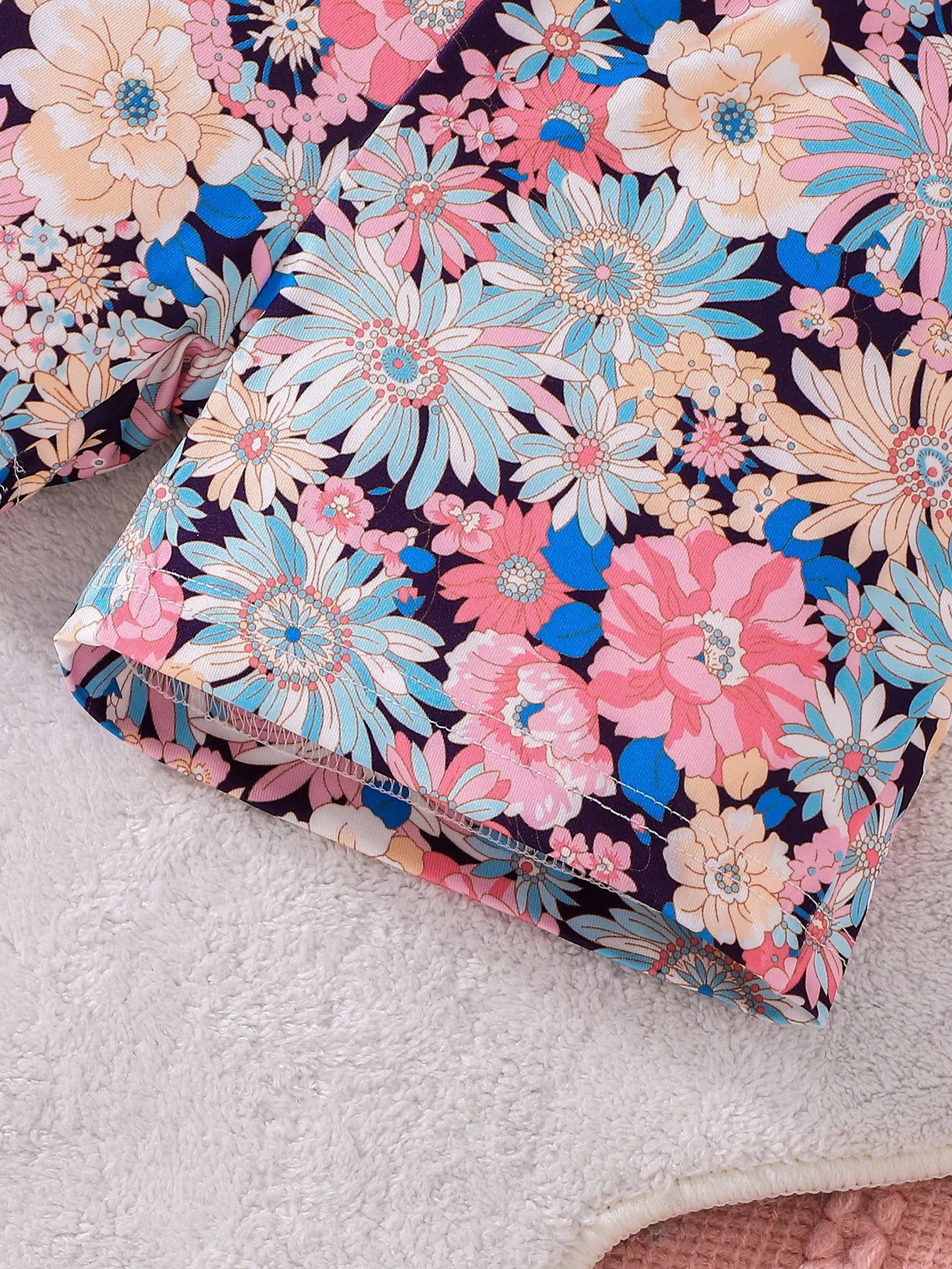 Girl's Floral Sleeveless Top & Shorts Set