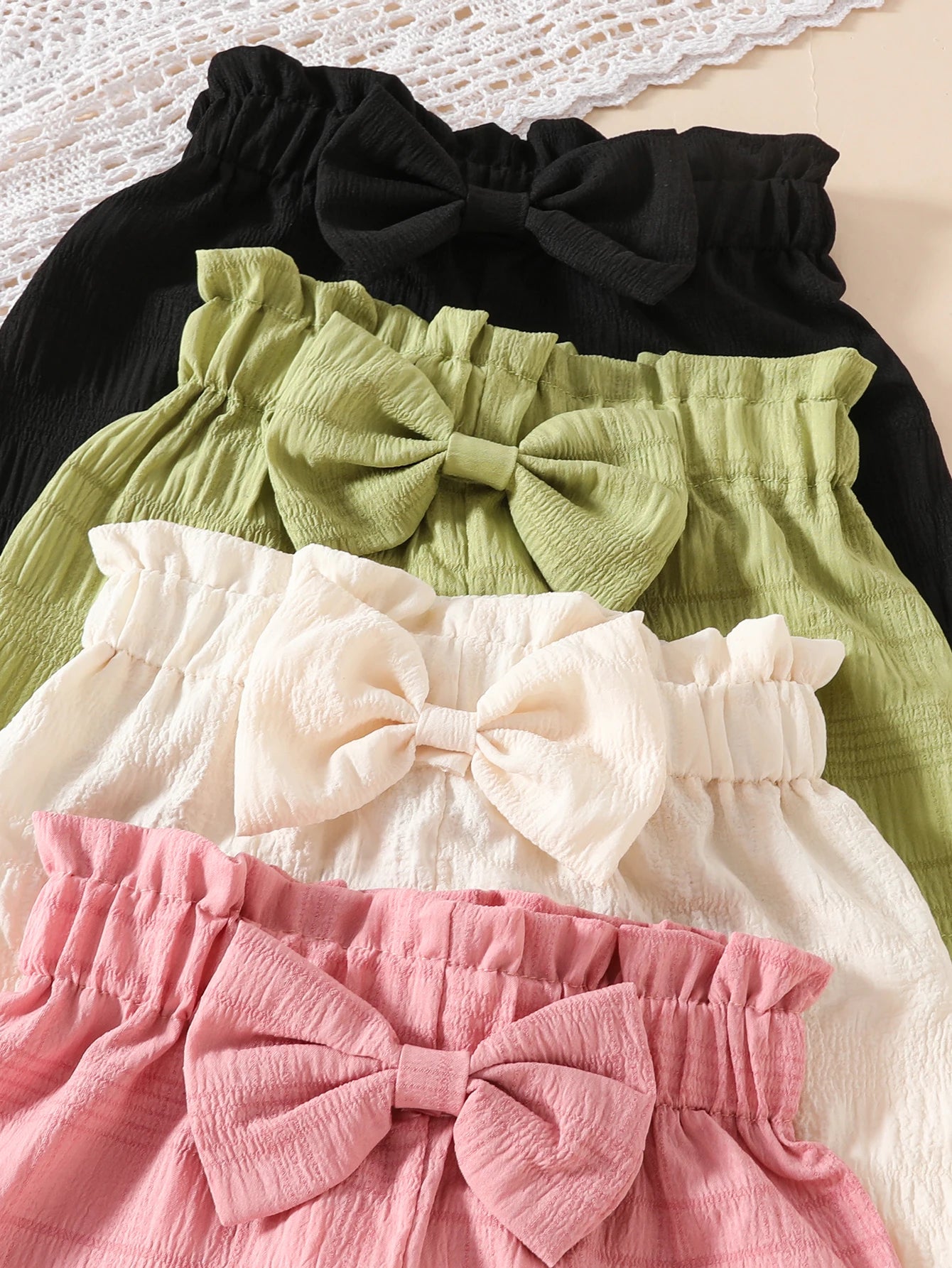 4 Piece Girl's Summer Shorts
