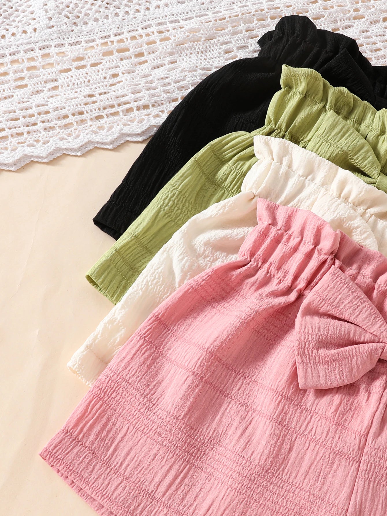 4 Piece Girl's Summer Shorts