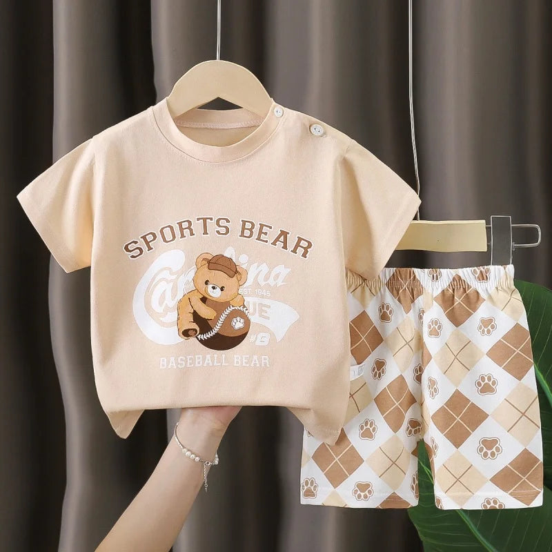 Kids Cartoon 2-Piece Summer Set