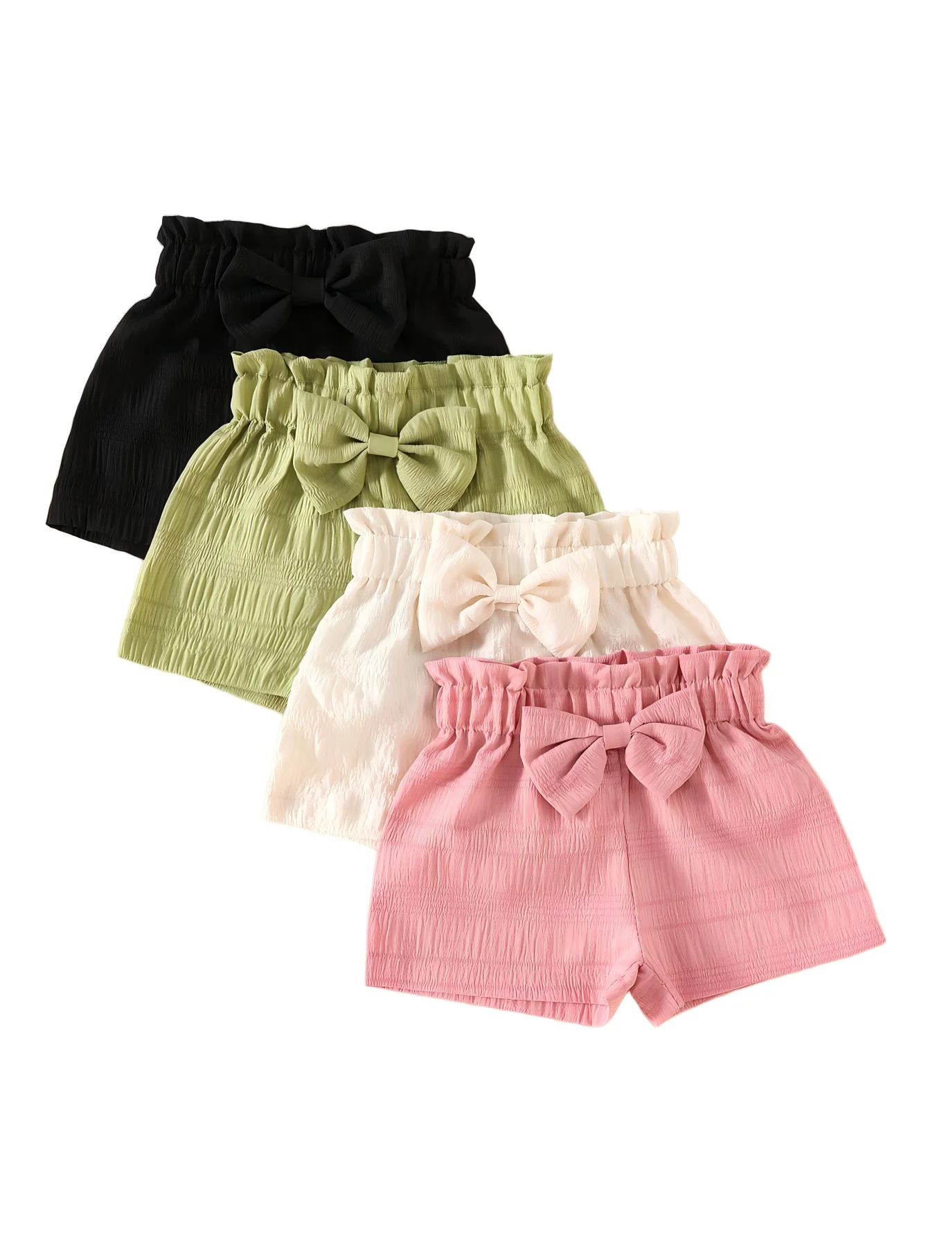 4 Piece Girl's Summer Shorts